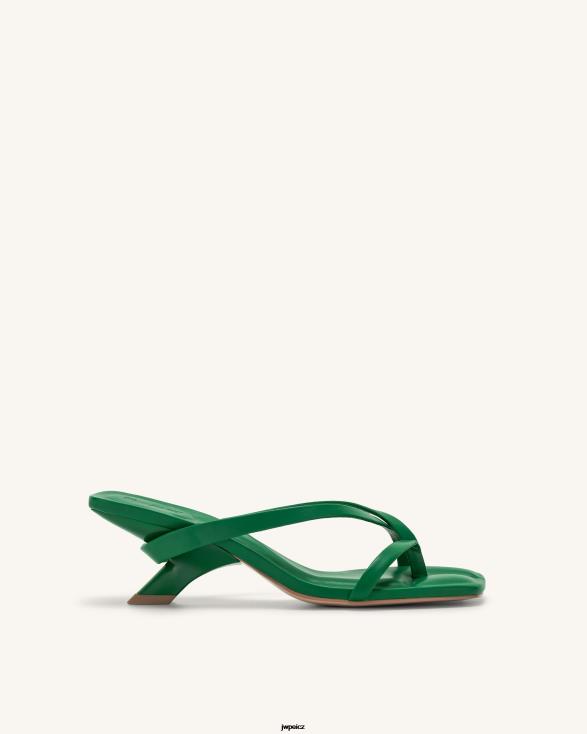zelená JW PEI maeve strappy mule ZNFH2283 mezek
