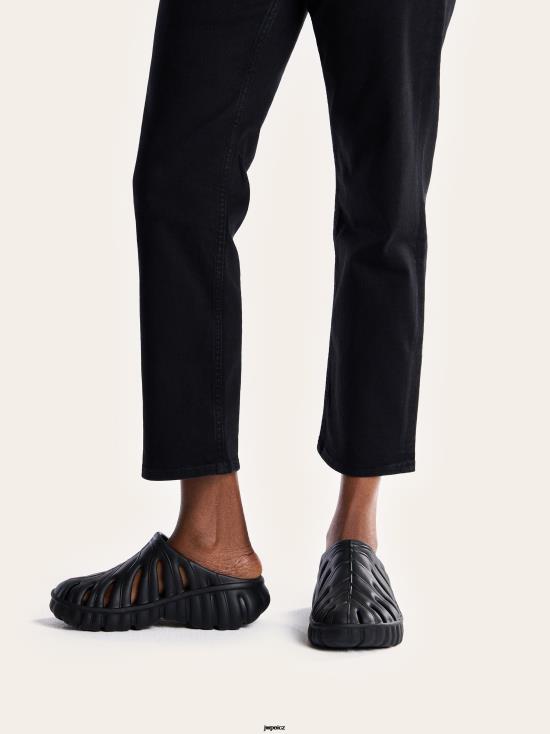 Černá JW PEI tara leaf platform clog ZNFH2311 sandál