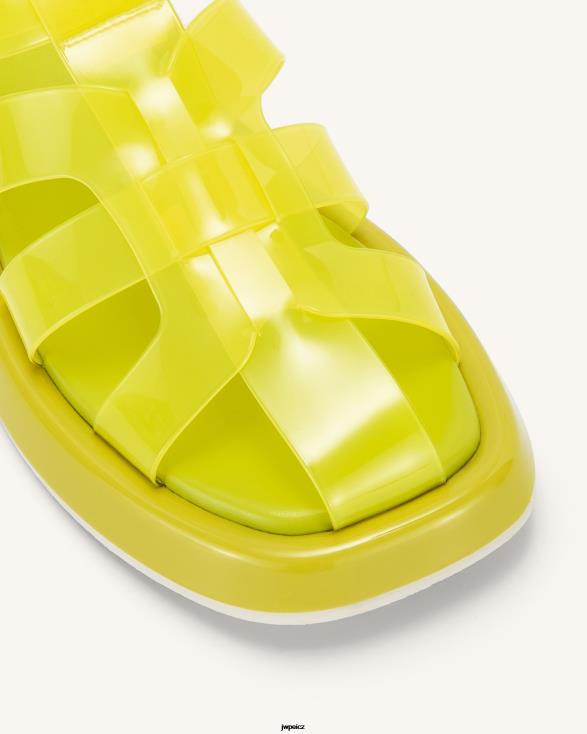 žlutá JW PEI sandál na platformě dudák ZNFH2336 sandál