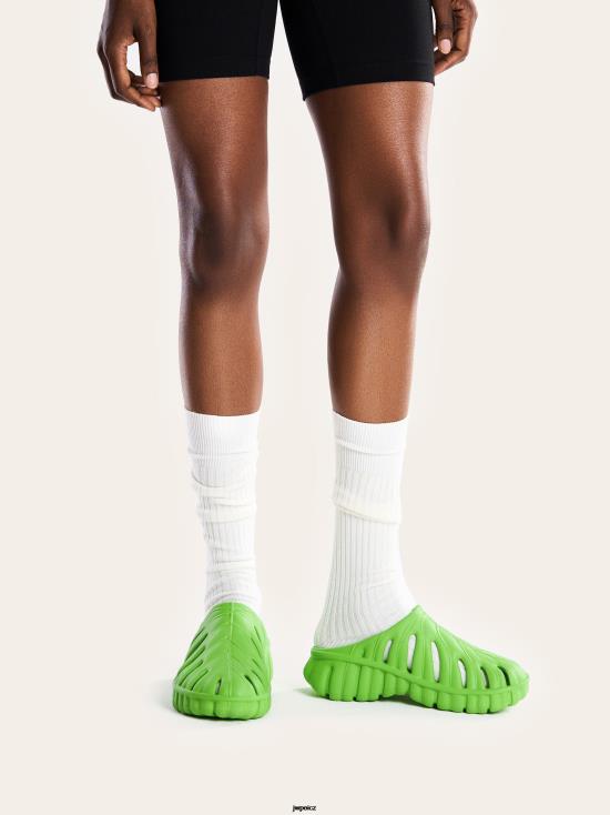 neonově zelená JW PEI tara leaf platform clog ZNFH2312 sandál