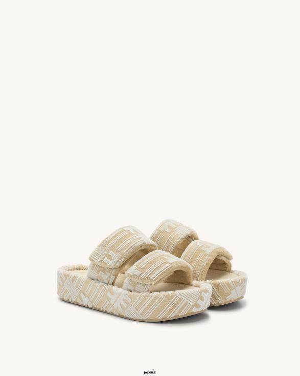 ovesné mléko JW PEI lexi froté sandály ZNFH2315 sandál