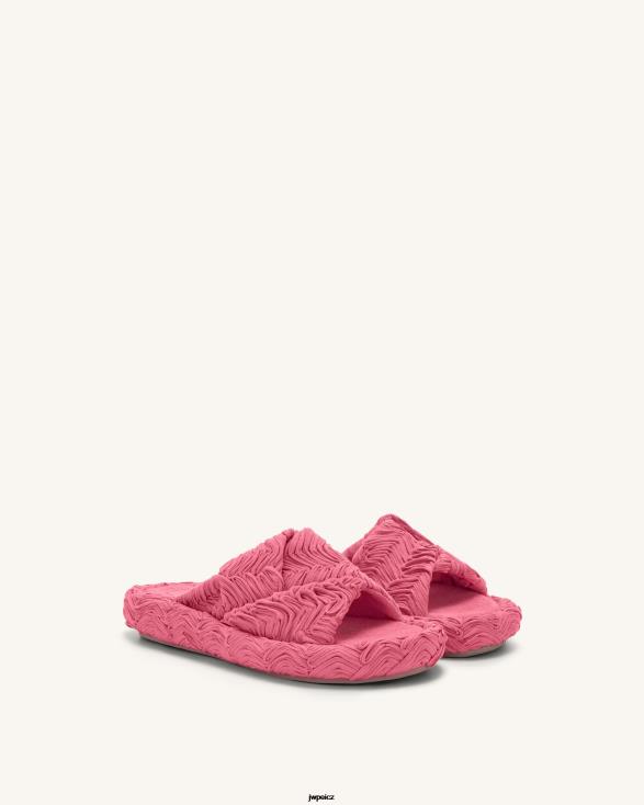 růže červená JW PEI lilah tkané sandály na platformě ZNFH2343 sandál