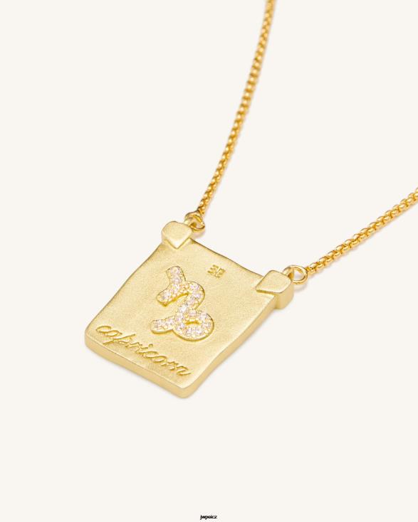 Pozlaceno 18karátovým zlatem JW PEI náhrdelník s přívěskem zvěrokruhu ZNFH2402 náhrdelník