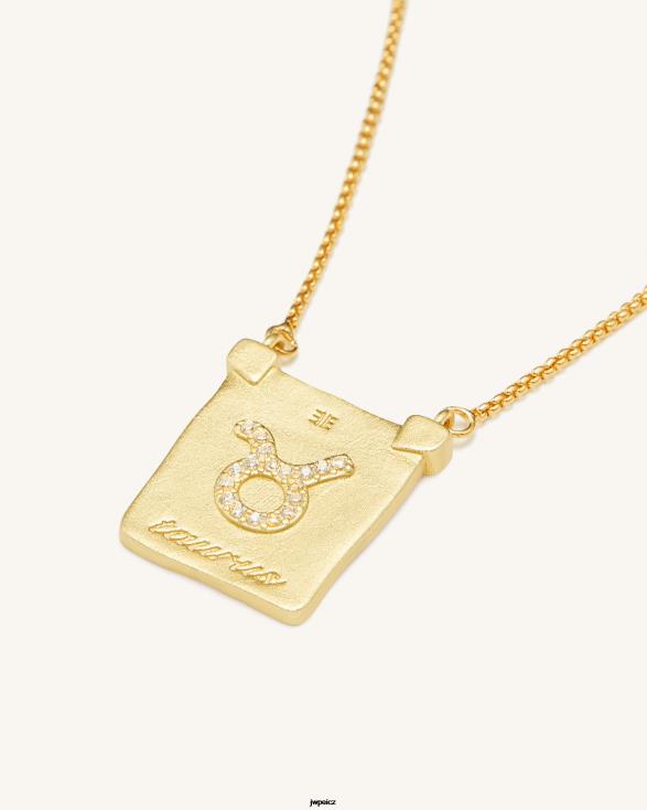 Pozlaceno 18karátovým zlatem JW PEI náhrdelník s přívěskem zvěrokruhu ZNFH2402 náhrdelník