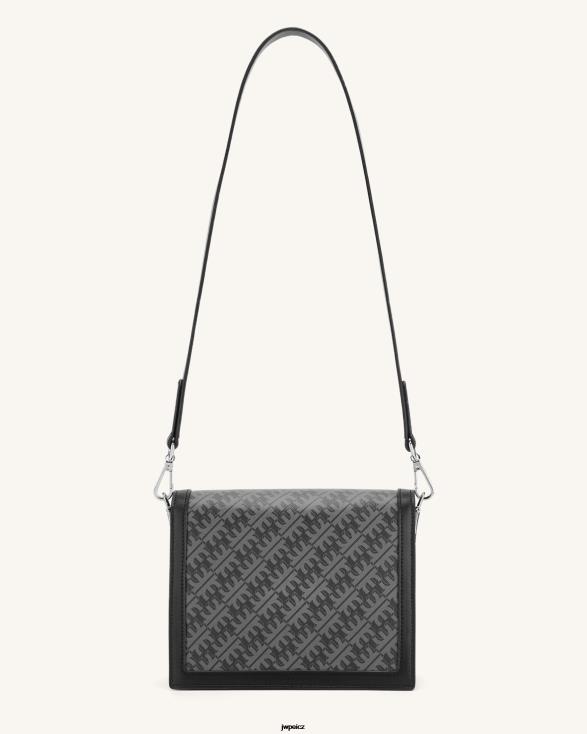 železo černé JW PEI fei mini crossbody s klapkou ZNFH236 crossbody kabelka