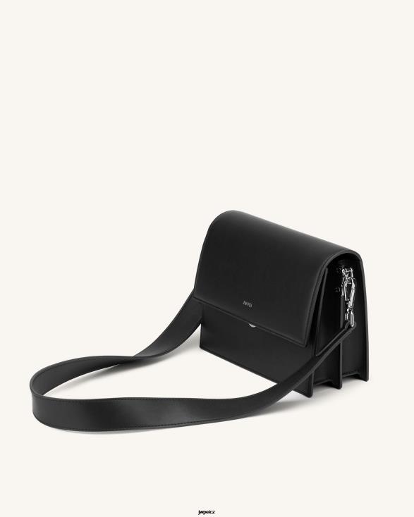 Černá JW PEI mini klopa crossbody ZNFH225 crossbody kabelka