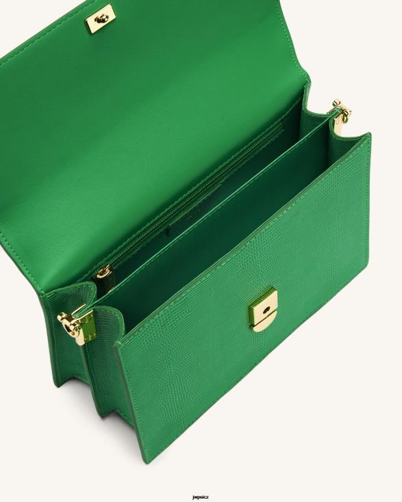 ještěrka zelená tráva JW PEI mini klopa crossbody ZNFH224 crossbody kabelka