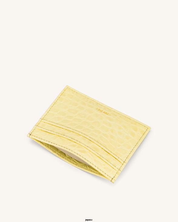 světle žlutý krokodýl JW PEI držitel karty ZNFH2302 držák karty