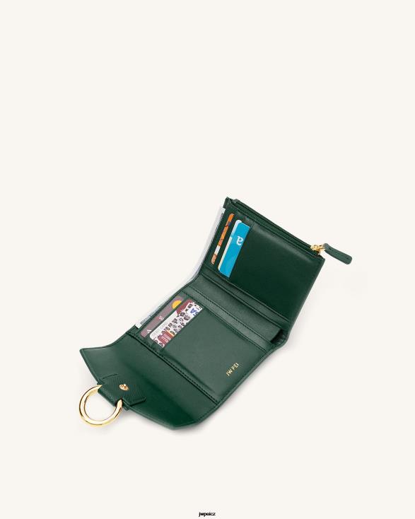 tmavě zelený krokodýl JW PEI peněženka stella ZNFH2284 peněženka