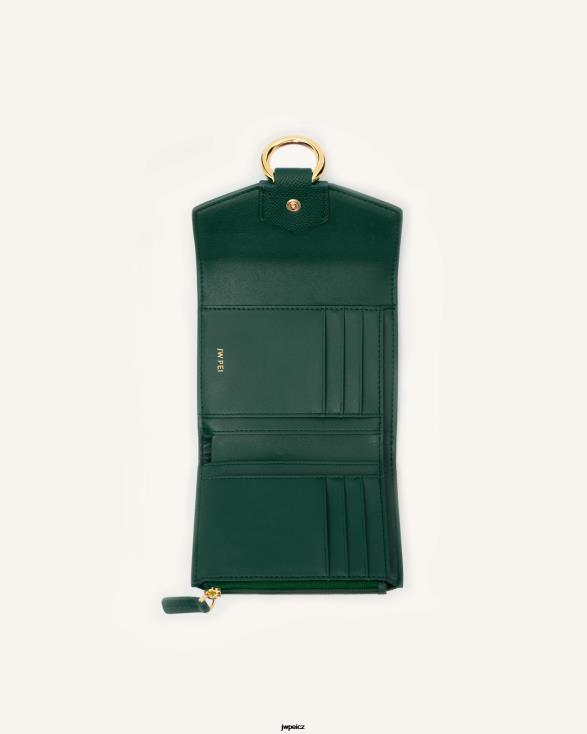 tmavě zelený krokodýl JW PEI peněženka stella ZNFH2284 peněženka