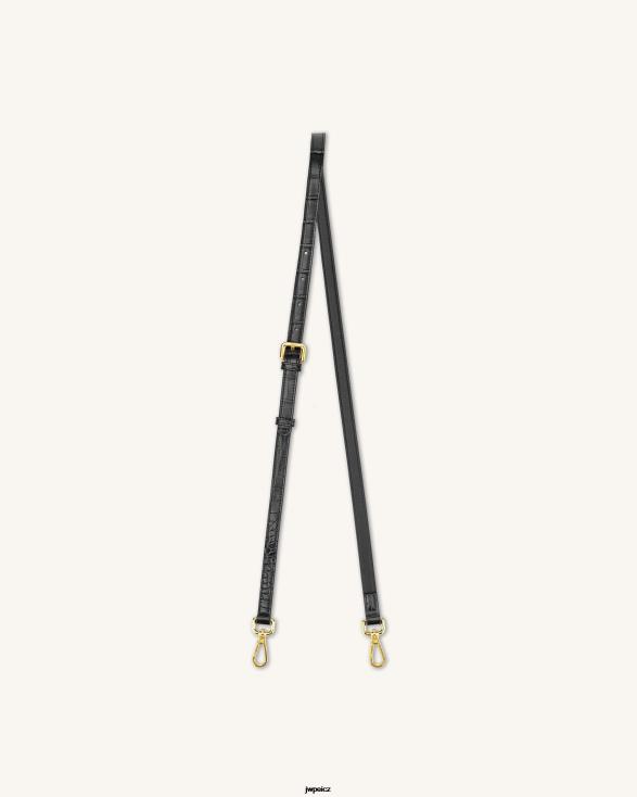 černý krokodýl JW PEI popruh pro mini klapku ZNFH2250 popruh