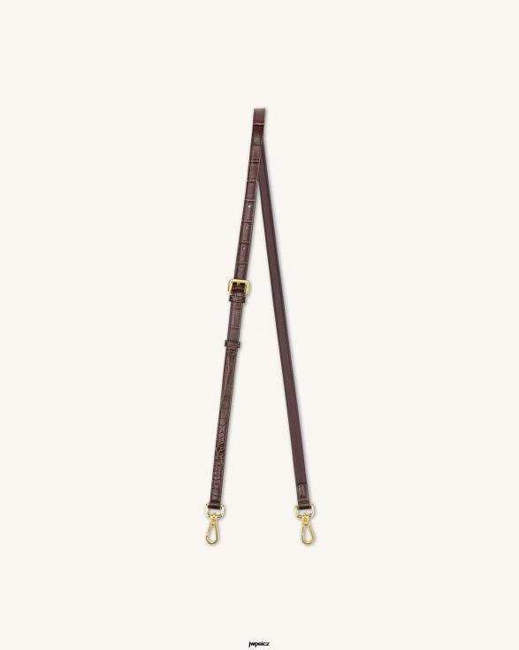 hnědý krokodýl JW PEI popruh pro mini klapku ZNFH2249 popruh