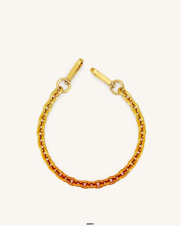 oranžový JW PEI řetízkový pásek s gradientem isla ZNFH2260 popruh