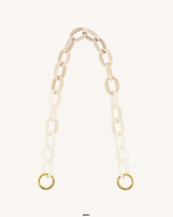 slonová kost JW PEI mya gradientní akrylový řetízkový popruh ZNFH2264 popruh