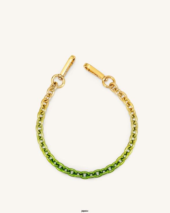 zelená JW PEI řetízkový pásek s gradientem isla ZNFH2262 popruh