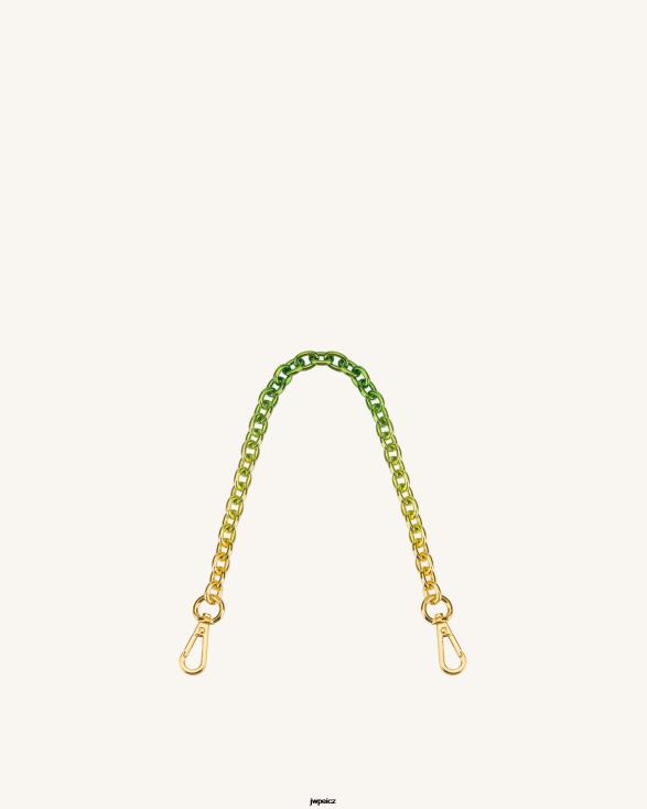 zelená JW PEI řetízkový pásek s gradientem isla ZNFH2262 popruh
