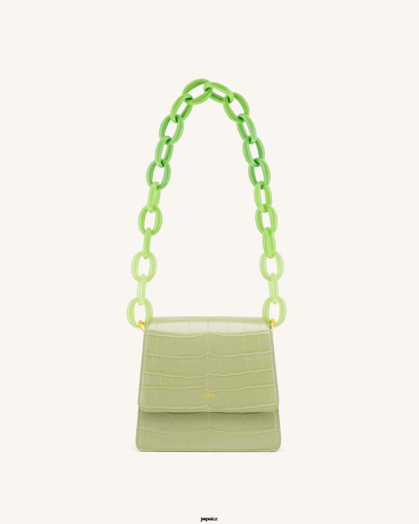 zelená JW PEI mya gradientní akrylový řetízkový popruh ZNFH2269 popruh