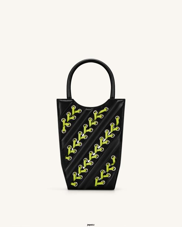 Černá JW PEI taška na telefon s popruhy fei ZNFH2238 taška na telefon