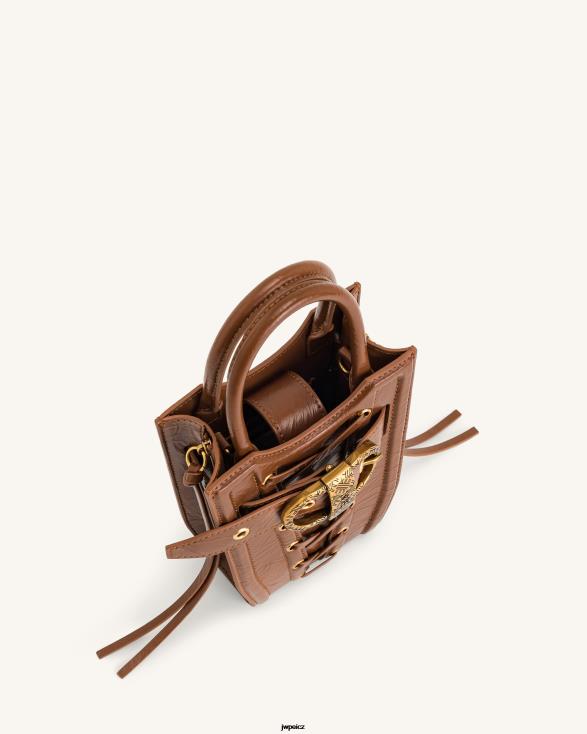 hnědý JW PEI fei drcené popruhy taška na telefon ZNFH2241 taška na telefon