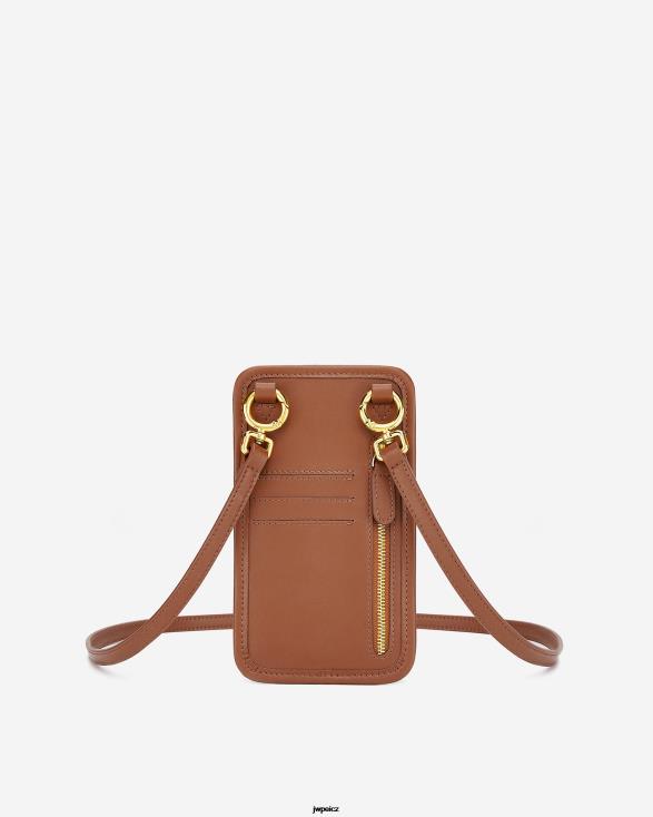 hnědý JW PEI plátěná taška na telefon aylin ZNFH2203 taška na telefon