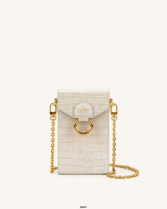 slonovinový krokodýl JW PEI lola řetízkové pouzdro na telefon ZNFH2187 taška na telefon