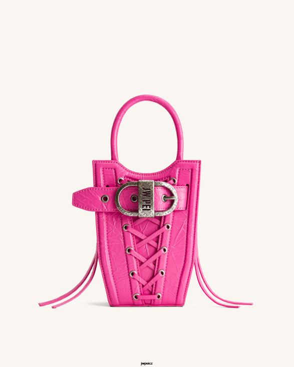 světle růžová JW PEI fei drcené popruhy taška na telefon ZNFH2240 taška na telefon