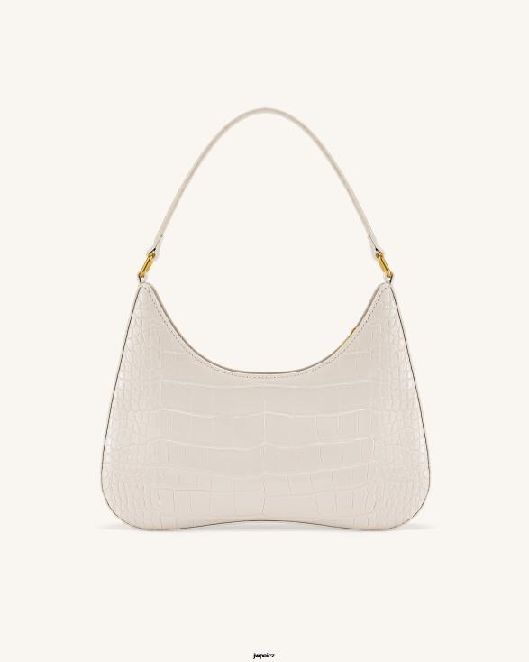 bílý krokodýl JW PEI rubínová taška přes rameno ZNFH278 taška přes rameno