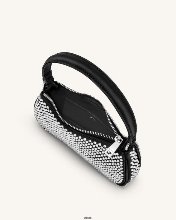 Černá JW PEI eva mini taška přes rameno z umělého křišťálu ZNFH2126 taška přes rameno
