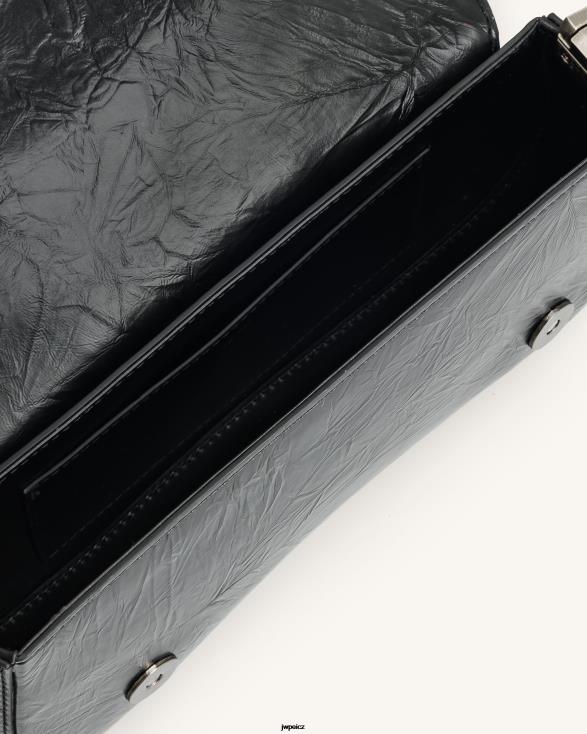 Černá JW PEI radost drcená taška přes rameno ZNFH2159 taška přes rameno