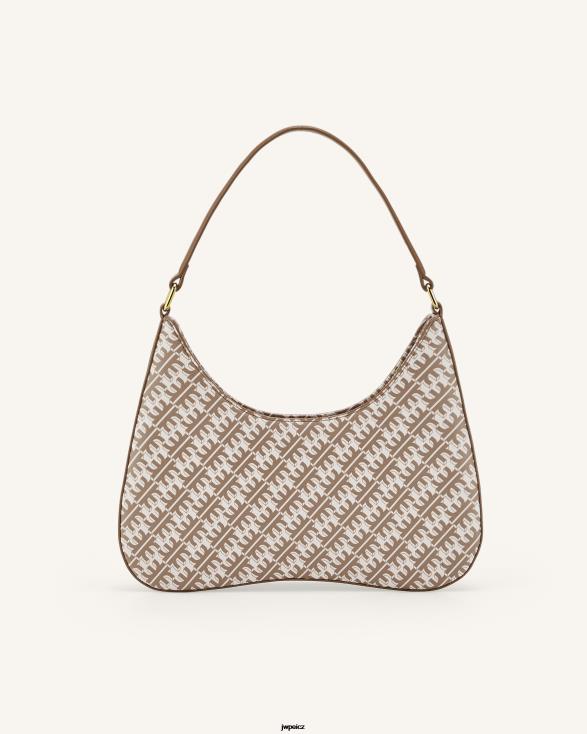 hnědý JW PEI fei rubínová taška přes rameno ZNFH296 taška přes rameno