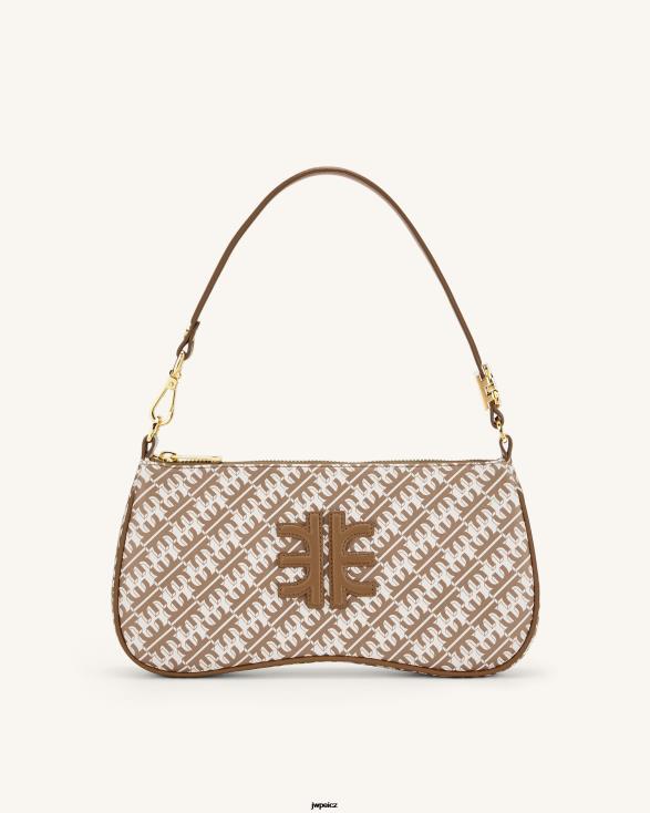 hnědý JW PEI kabelka přes rameno fei eva ZNFH294 taška přes rameno