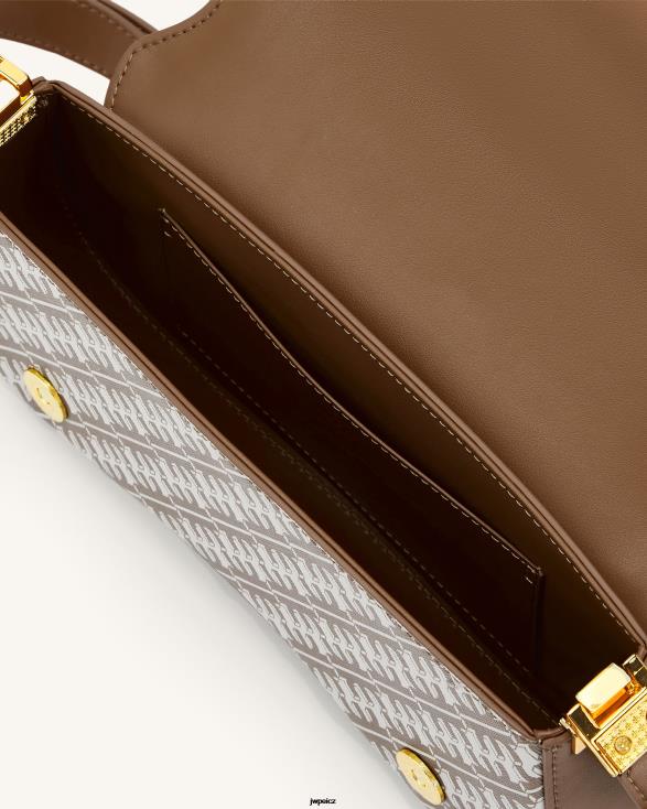 hnědý JW PEI taška přes rameno fei joy ZNFH295 taška přes rameno