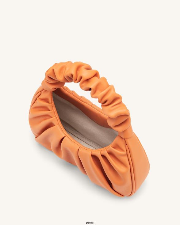 oranžový JW PEI gabbi ruched tulák kabelka ZNFH269 taška přes rameno