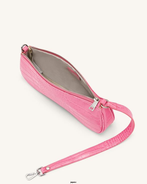 růžový krokodýl JW PEI taška přes rameno eva ZNFH2131 taška přes rameno