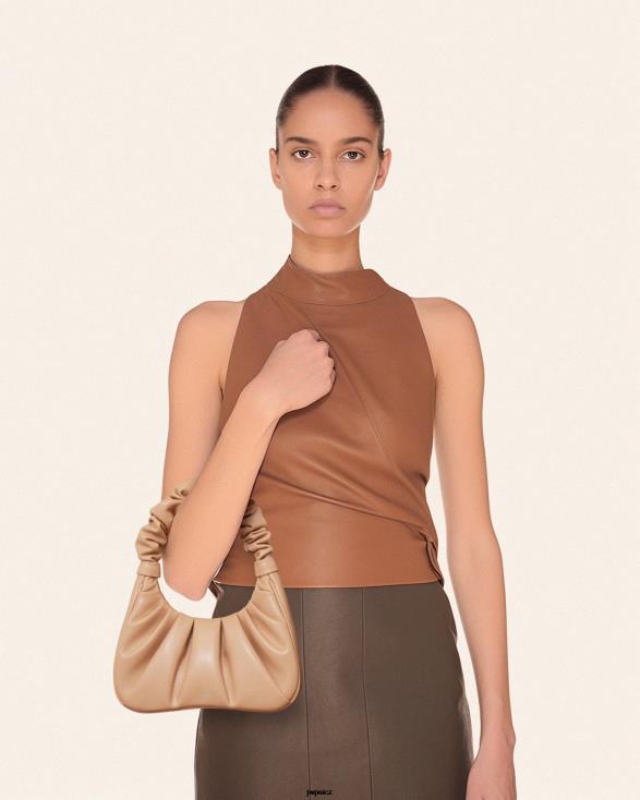 třtinový cukr JW PEI gabbi ruched tulák kabelka ZNFH2143 taška přes rameno