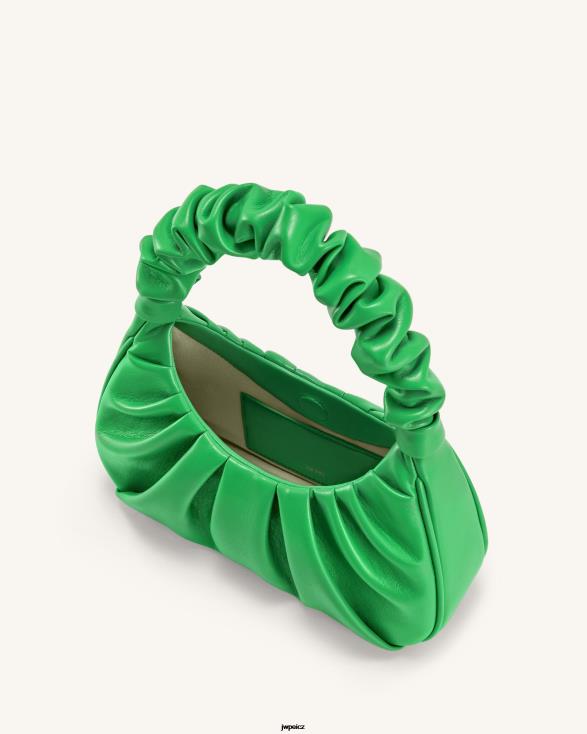 trávově zelená JW PEI gabbi ruched tulák kabelka ZNFH257 taška přes rameno