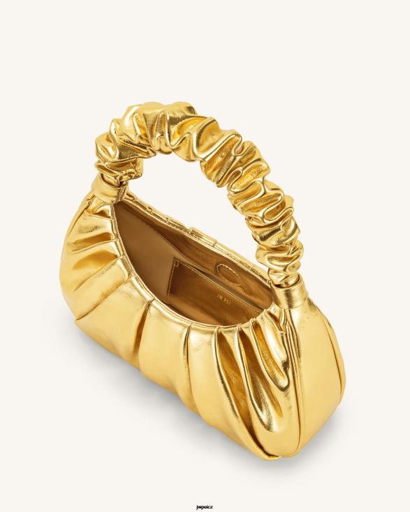 zlato JW PEI gabbi metalická ruched tulák kabelka ZNFH2145 taška přes rameno